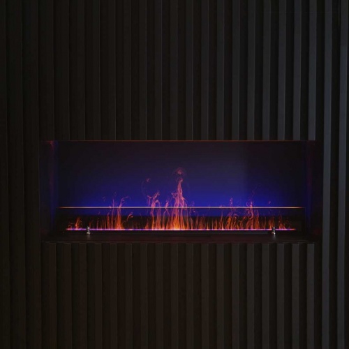 Электроочаг Schönes Feuer 3D FireLine 1200 Blue (с эффектом cинего пламени) в Благовещенске
