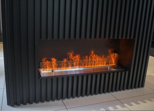 Электроочаг Schönes Feuer 3D FireLine 800 со стальной крышкой в Благовещенске