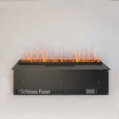 Электроочаг Schönes Feuer 3D FireLine 800 со стальной крышкой в Благовещенске